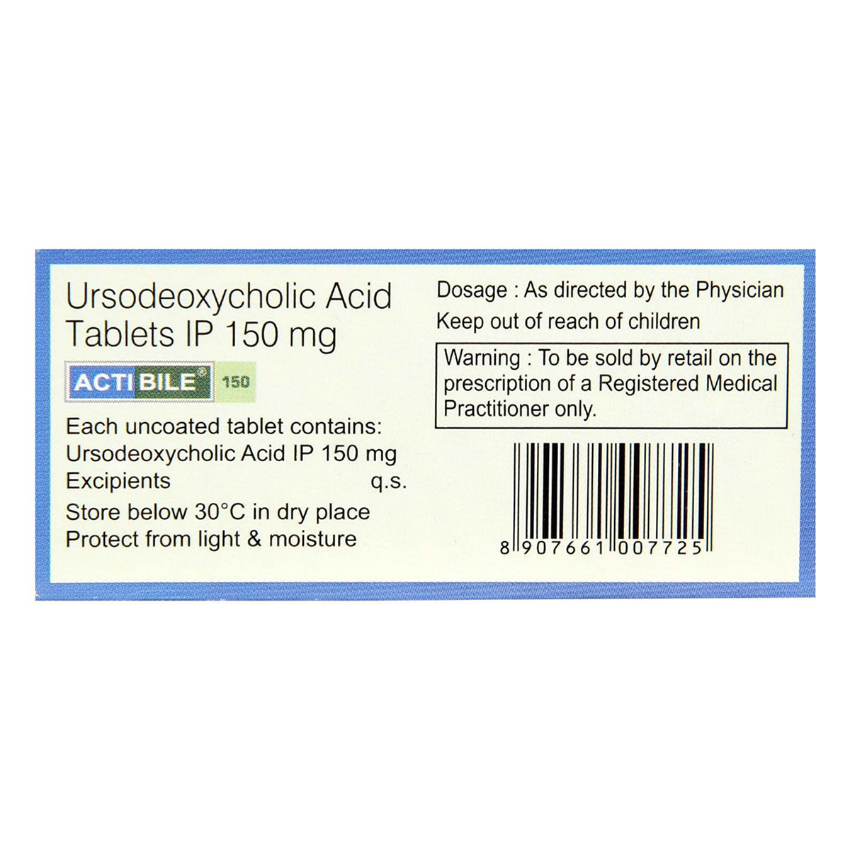 Actibile 150 Tablet 10's, Pack of 10 TABLETS Actibile 150 Tablet 10's, Pack of 10 TABLETS