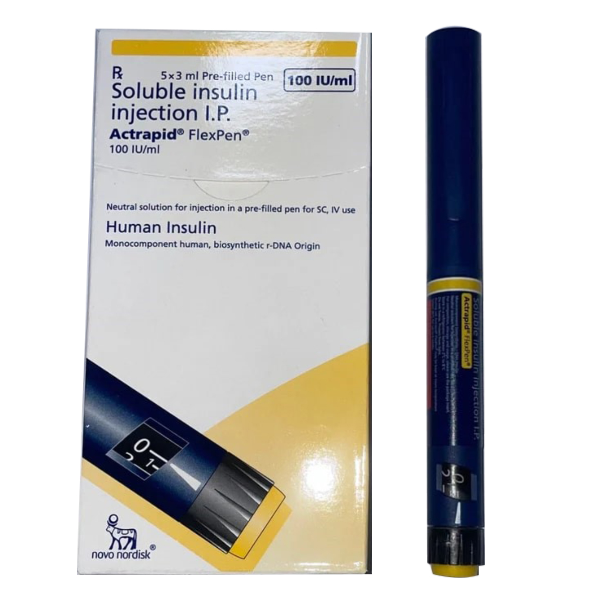 Buy Actrapid 100IU/ml Flexpen 3 ml Online