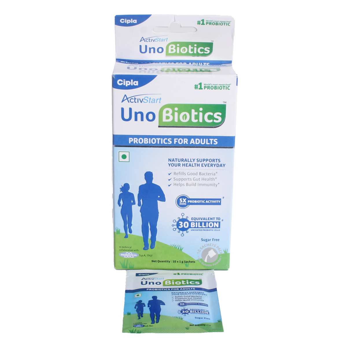 ActivStart Uno Biotics Sugar Free Sachet 1 gm, Pack of 1 POWDER ActivStart Uno Biotics Sugar Free Sachet 1 gm, Pack of 1 POWDER