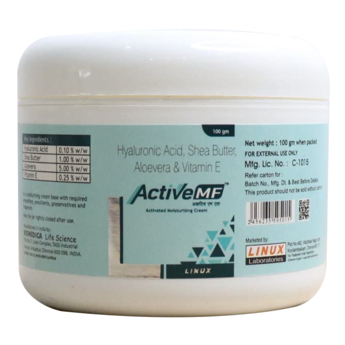 Buy Active MF Moisturising Cream 100 gm Online