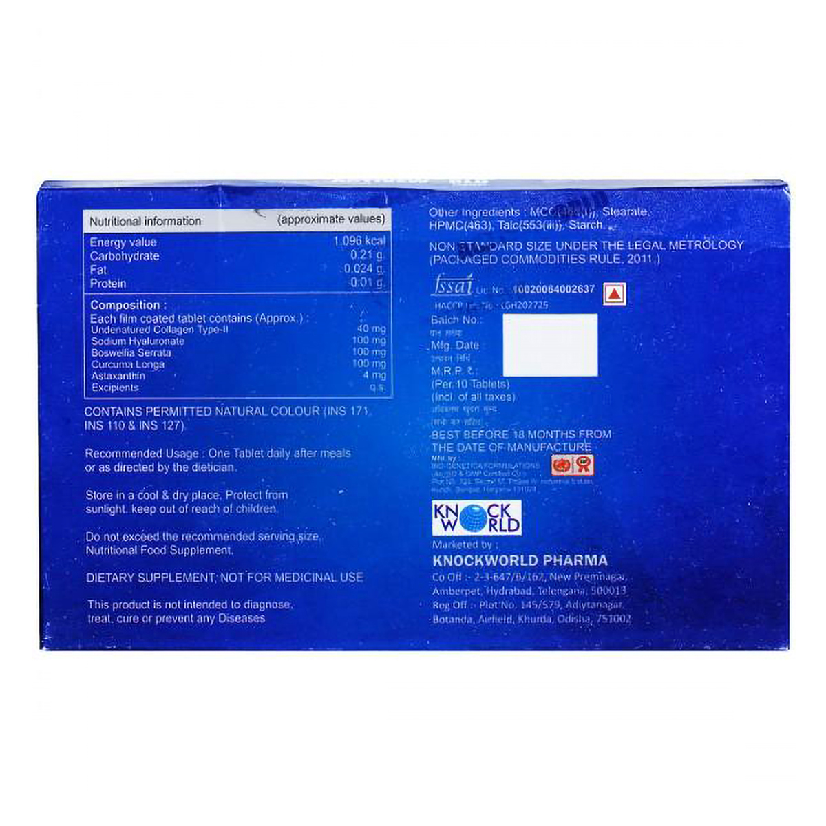 Activeworld Tablet 10's, Pack of 10 Activeworld Tablet 10's, Pack of 10