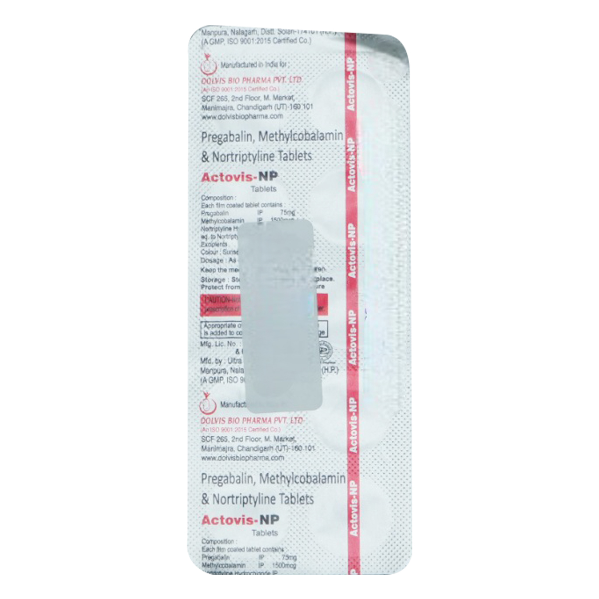 Actovis NP Tablet 10's Actovis NP Tablet 10's