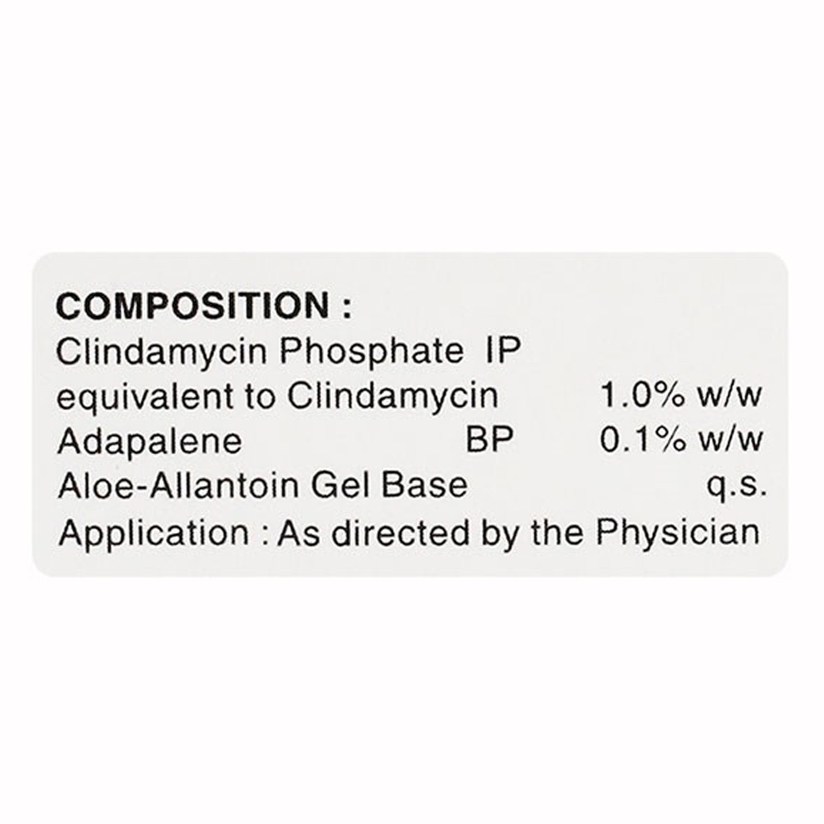 Adapic-C Gel 30 gm, Pack of 1 GEL Adapic-C Gel 30 gm, Pack of 1 GEL