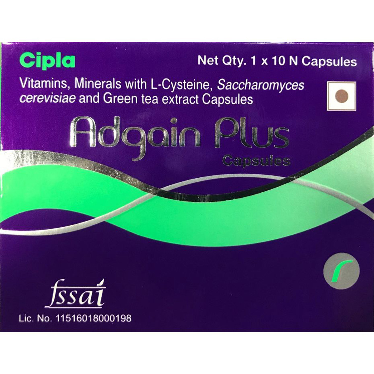 Adgain Plus Capsule 10's, Pack of 10 Adgain Plus Capsule 10's, Pack of 10