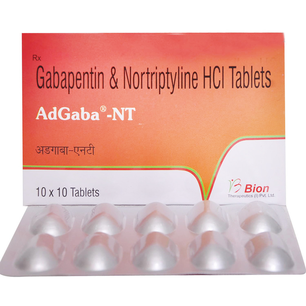 Adgaba-NT Tablet 10's, Pack of 10 TABLETS Adgaba-NT Tablet 10's, Pack of 10 TABLETS