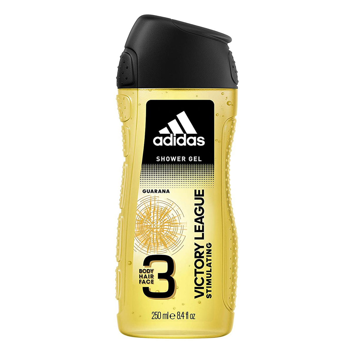 Adidas Victory League Stimulating Body Wash 250 ml | Guarana | For Face, Body & Hair | For Men, Pack of 1 Adidas Victory League Stimulating Body Wash 250 ml | Guarana | For Face, Body & Hair | For Men, Pack of 1