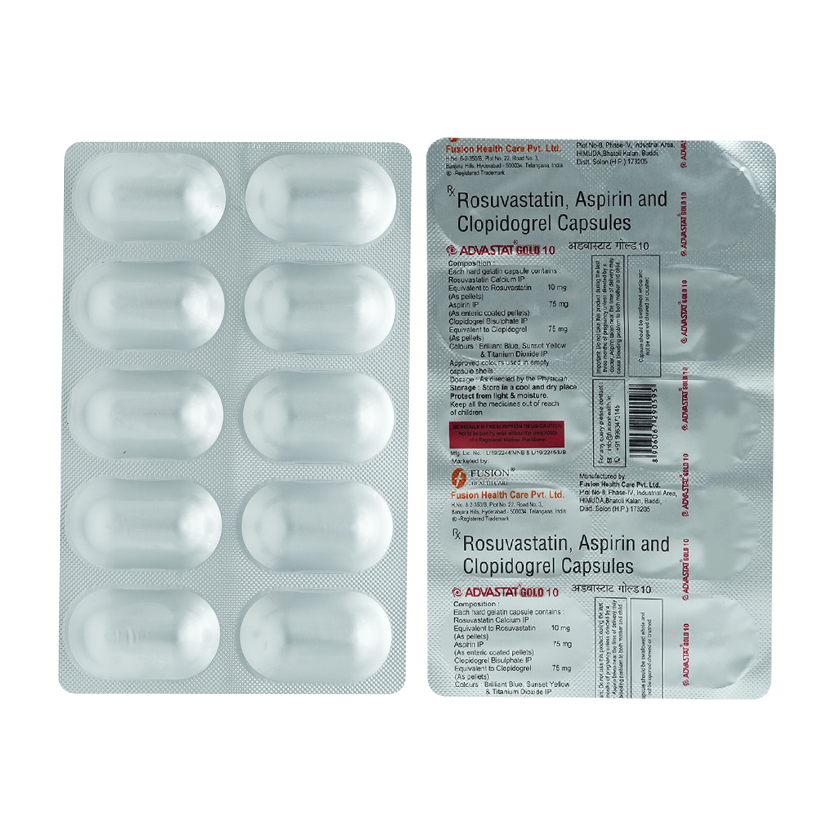 Advastat Gold Capsule 10's, Pack of 10 CAPSULES Advastat Gold Capsule 10's, Pack of 10 CAPSULES