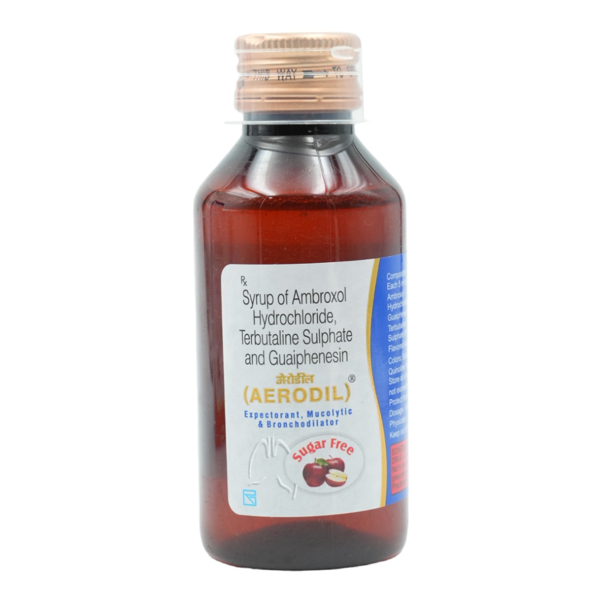 Aerodil Sugar Free Syrup 100 ml, Pack of 1 Syrup Aerodil Sugar Free Syrup 100 ml, Pack of 1 Syrup