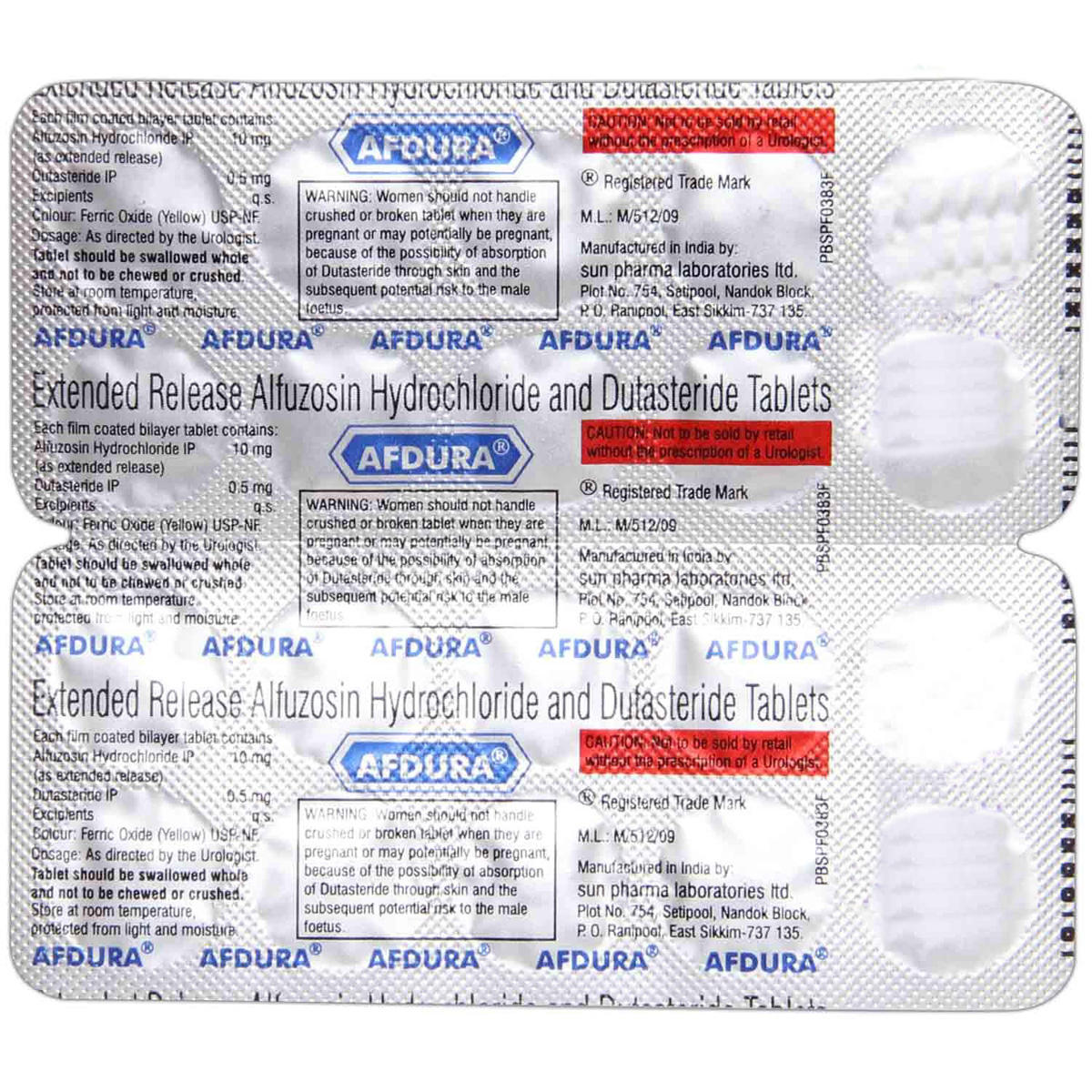 Afdura Tablet 10's, Pack of 10 TABLETS Afdura Tablet 10's, Pack of 10 TABLETS