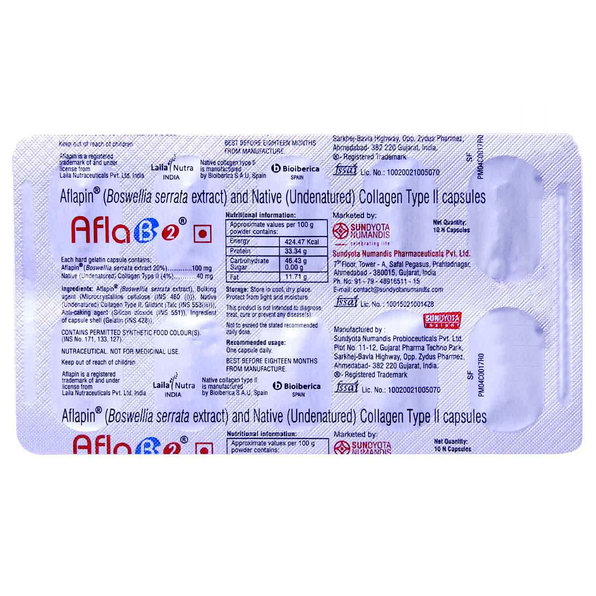 Aflab 2 Capsule 10's, Pack of 10 CAPSULES Aflab 2 Capsule 10's, Pack of 10 CAPSULES