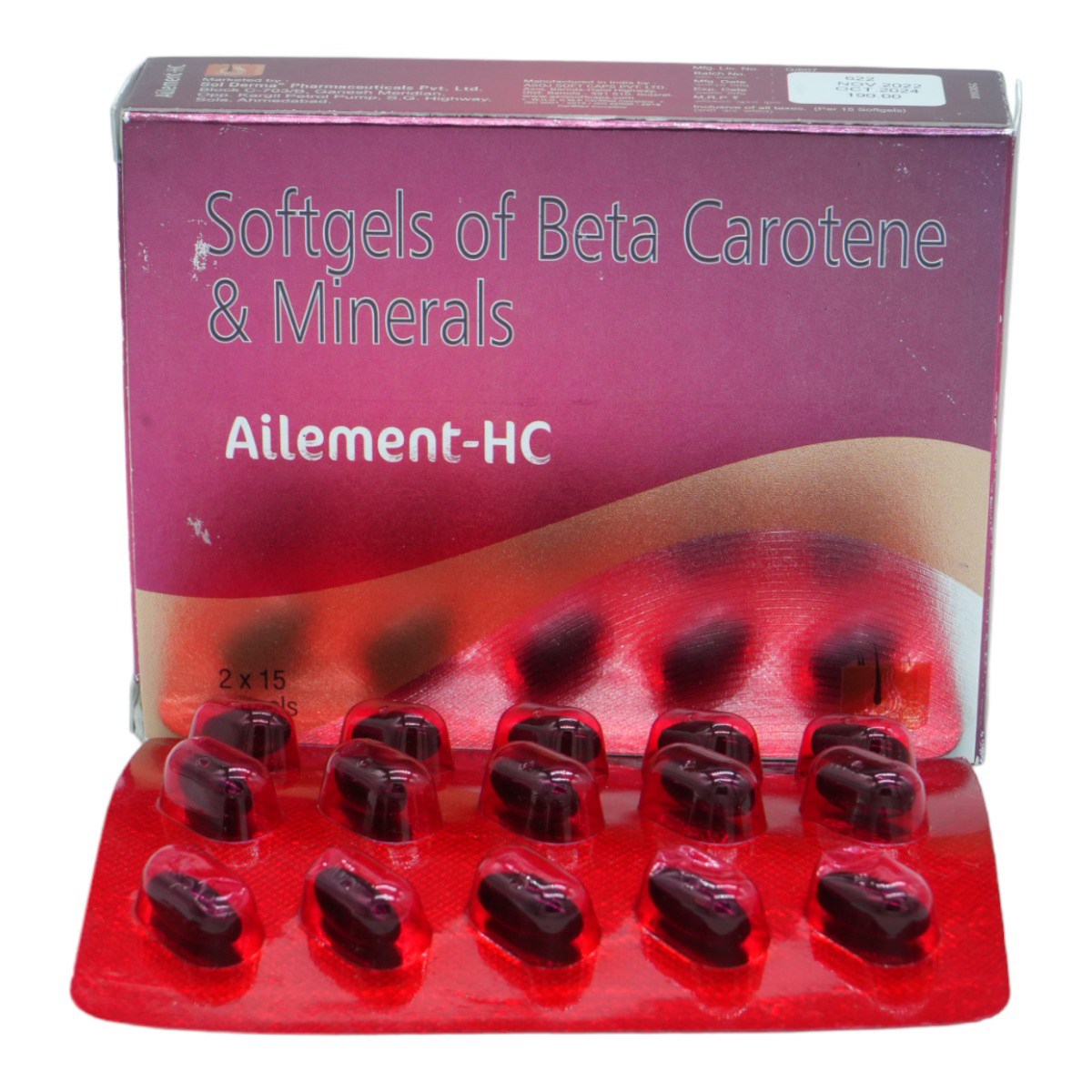 Ailement-HC Softgel Capsule 15's, Pack of 15 CAPSULES Ailement-HC Softgel Capsule 15's, Pack of 15 CAPSULES
