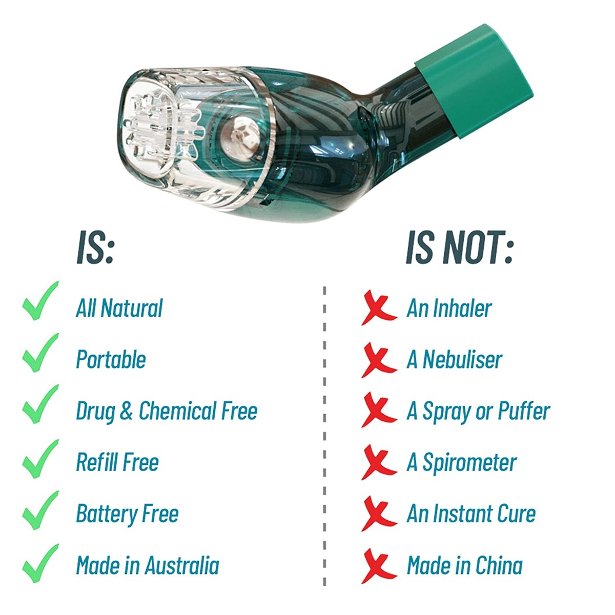 AirPhysio Mucus Clearance & Lung Expansion Device, 1 Count, Pack of 1 AirPhysio Mucus Clearance & Lung Expansion Device, 1 Count, Pack of 1