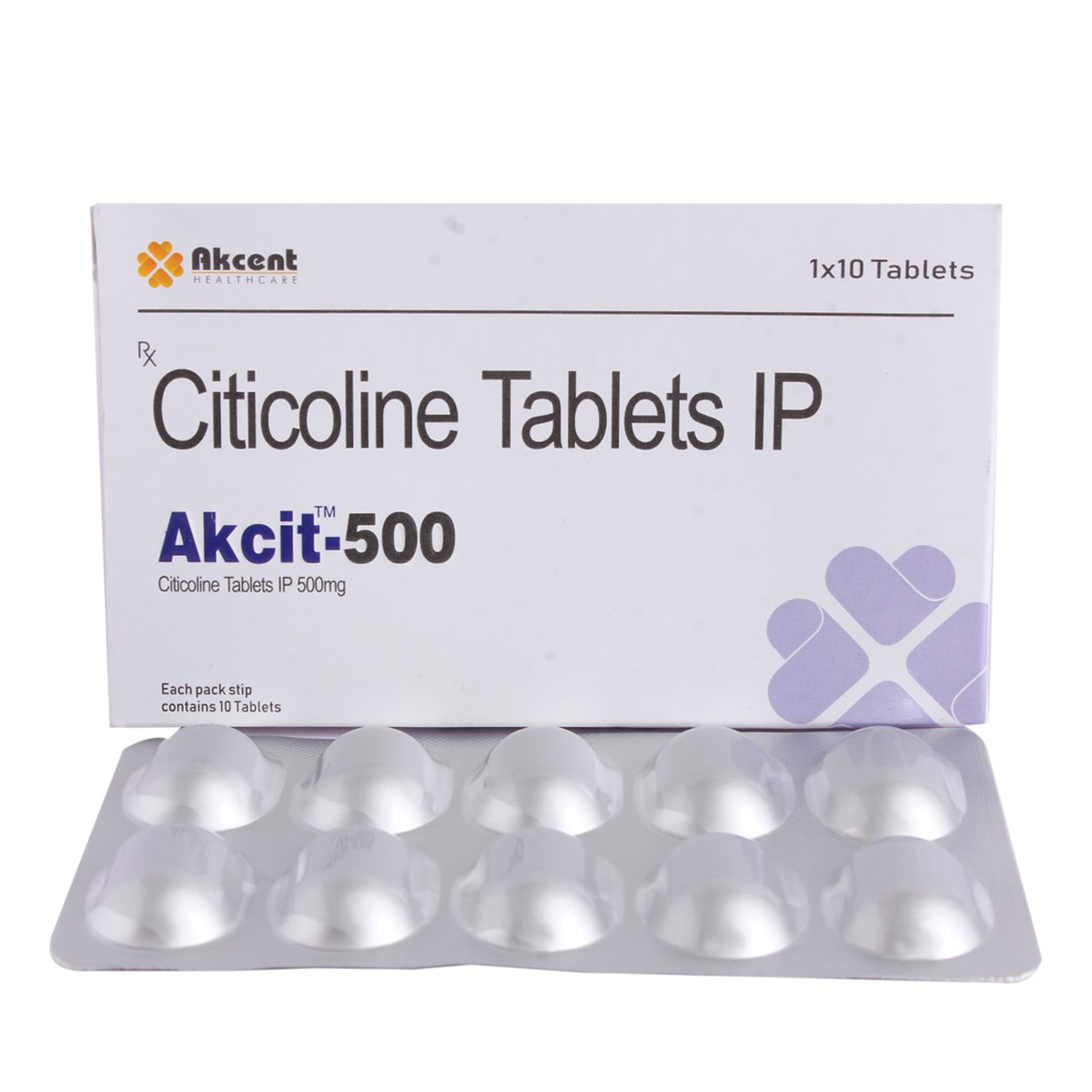 Akcit 500 Tablet 10's, Pack of 10 TABLETS Akcit 500 Tablet 10's, Pack of 10 TABLETS