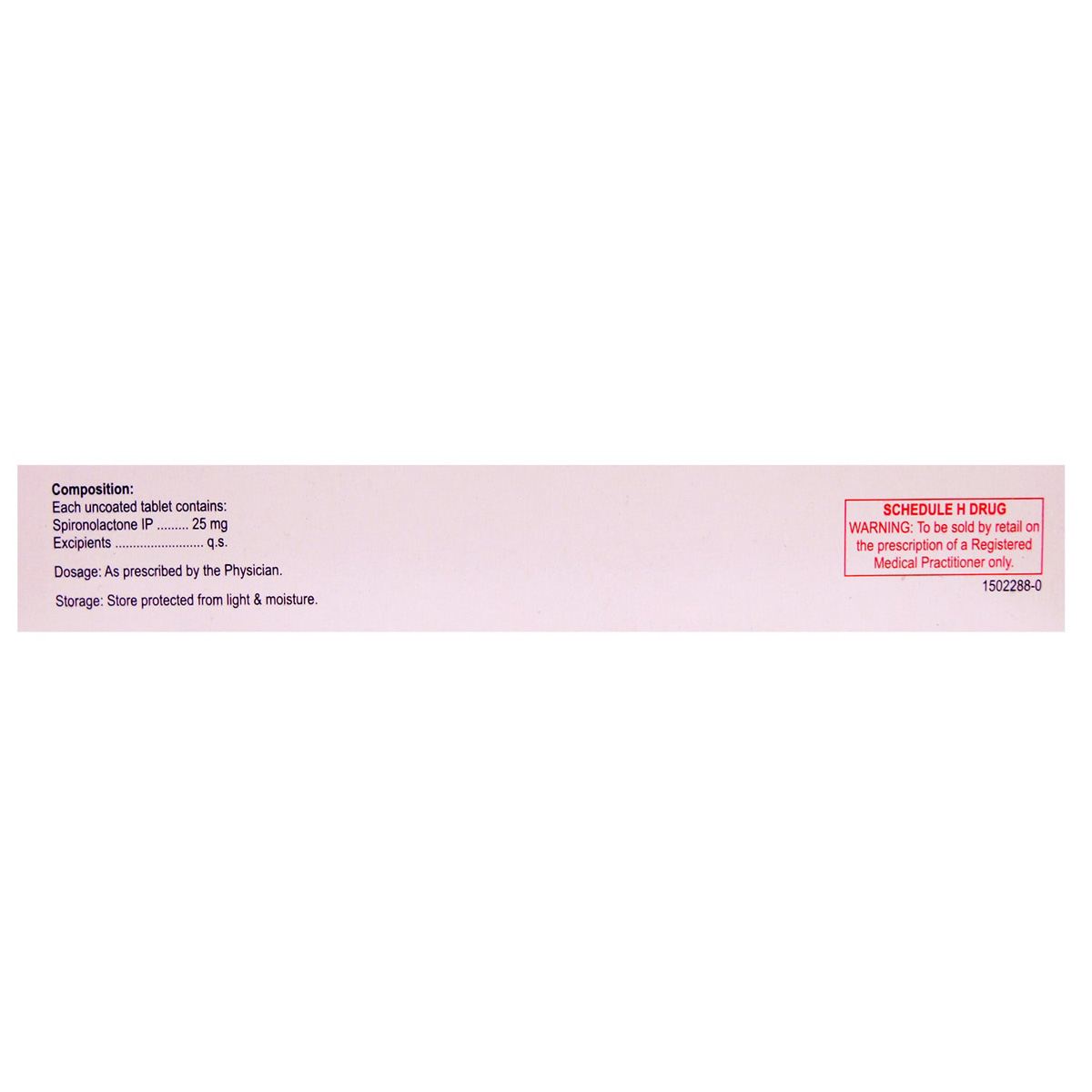 Aldactone Tablet 15's, Pack of 15 TABLETS Aldactone Tablet 15's, Pack of 15 TABLETS