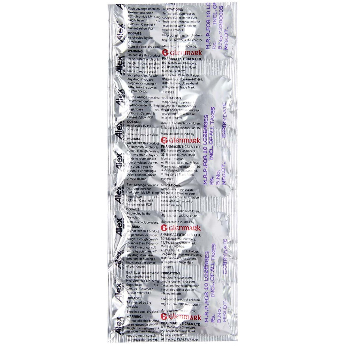 Alex Cough Ginger Lemon Lozenges 10's, Pack of 10 LOZENGES Alex Cough Ginger Lemon Lozenges 10's, Pack of 10 LOZENGES