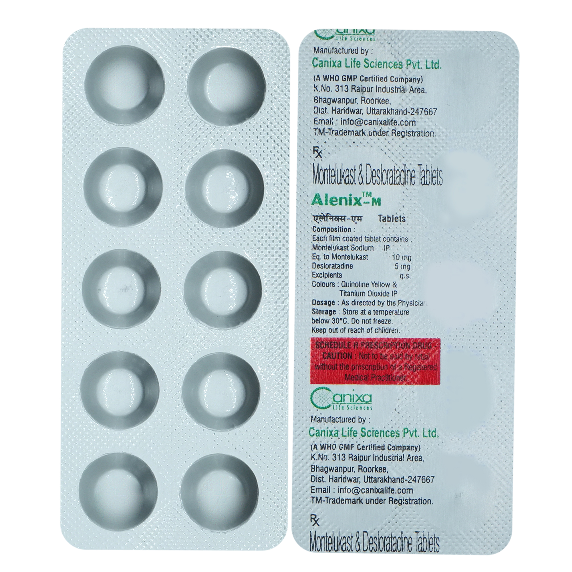 Alenix-M Tablet 10's, Pack of 10 TabletS Alenix-M Tablet 10's, Pack of 10 TabletS