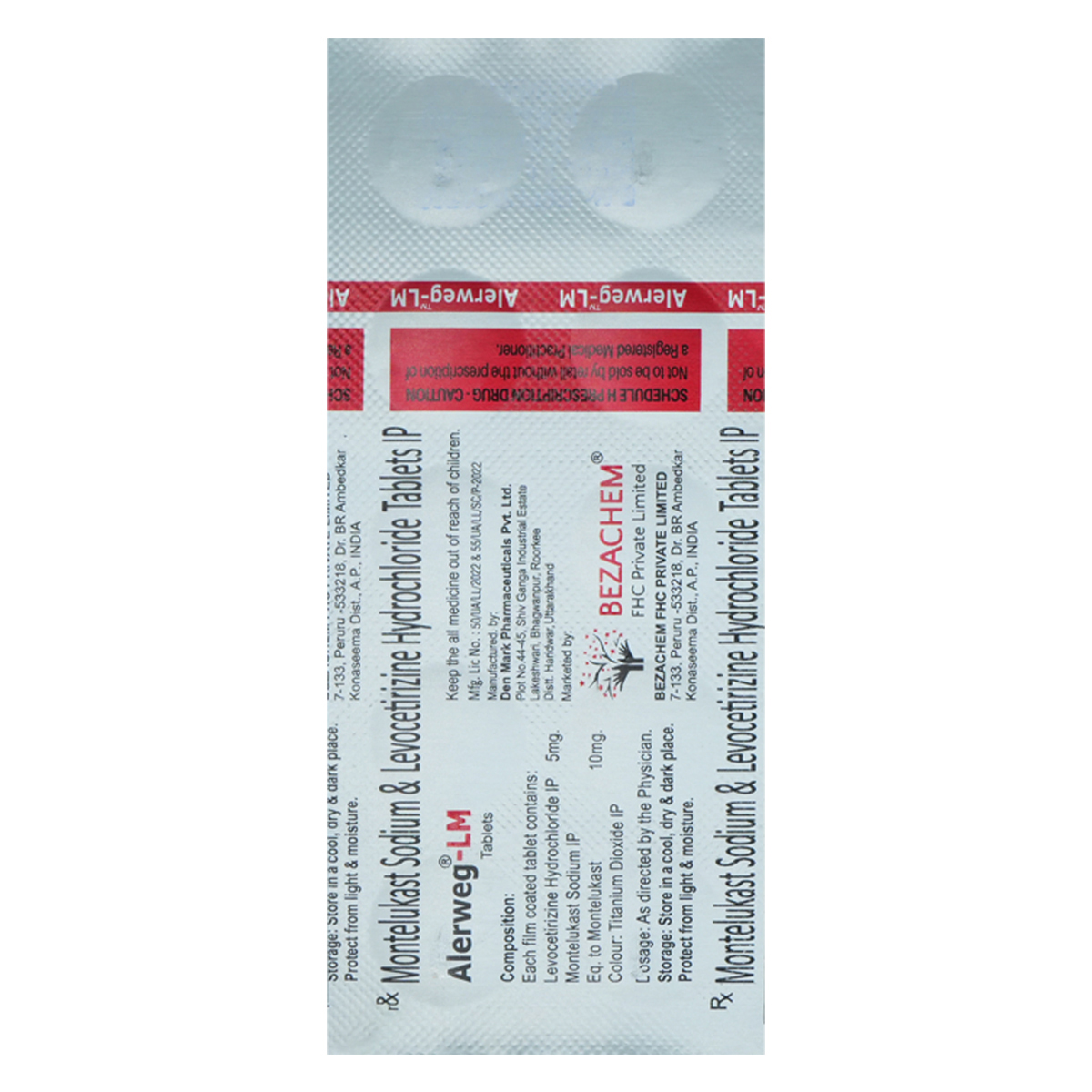 Alerweg-LM Tablet 10's, Pack of 10 TABLETS Alerweg-LM Tablet 10's, Pack of 10 TABLETS