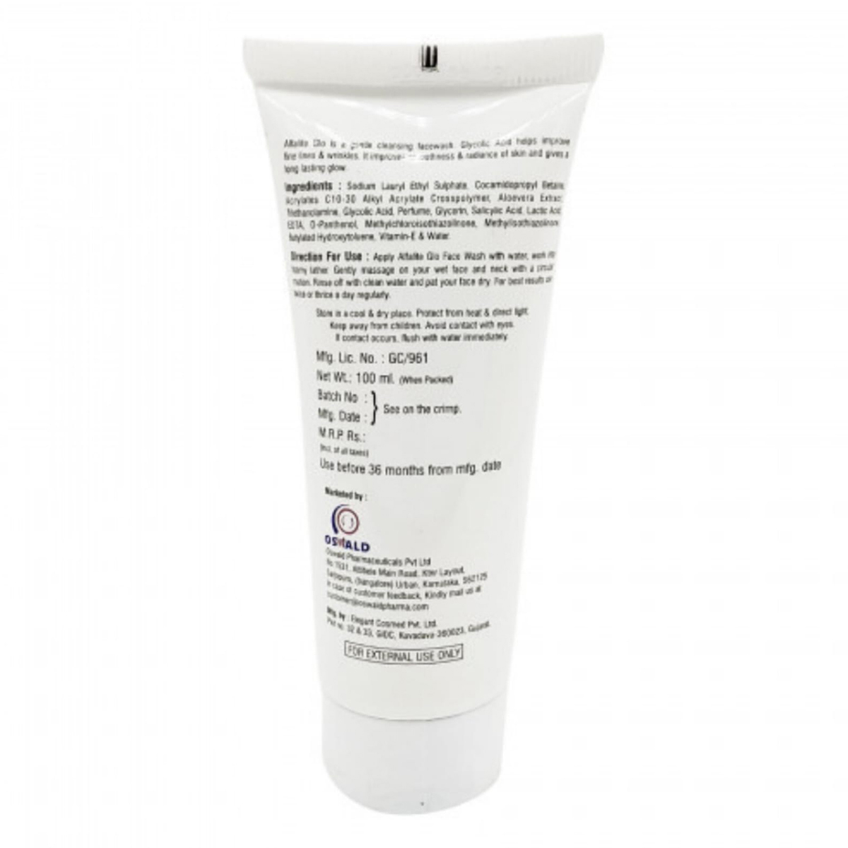 Alfalite Glo Face wash 100 ml, Pack of 1 Alfalite Glo Face wash 100 ml, Pack of 1