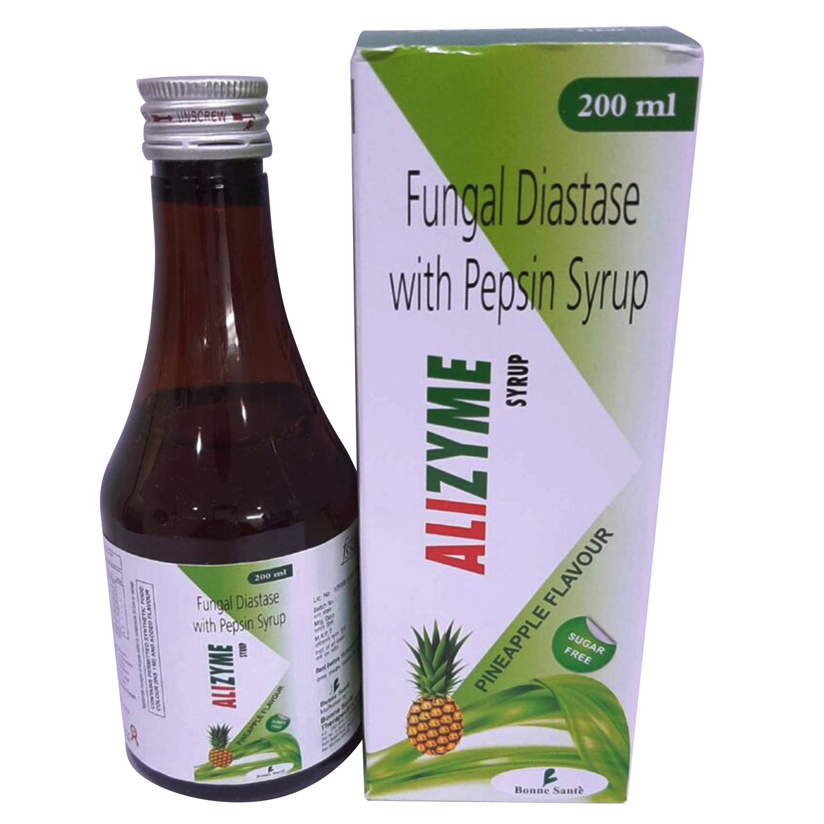Buy Alizyme Pineapple Flav Syp 200Ml Online