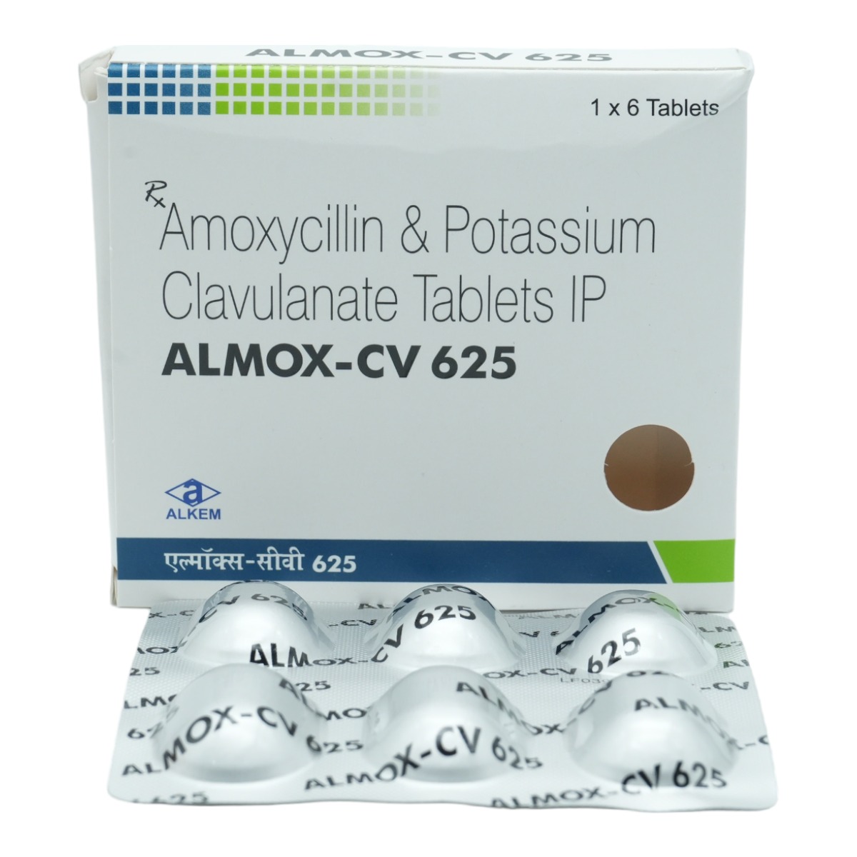 Almox-CV 625 Tablet 6's, Pack of 6 TABLETS Almox-CV 625 Tablet 6's, Pack of 6 TABLETS