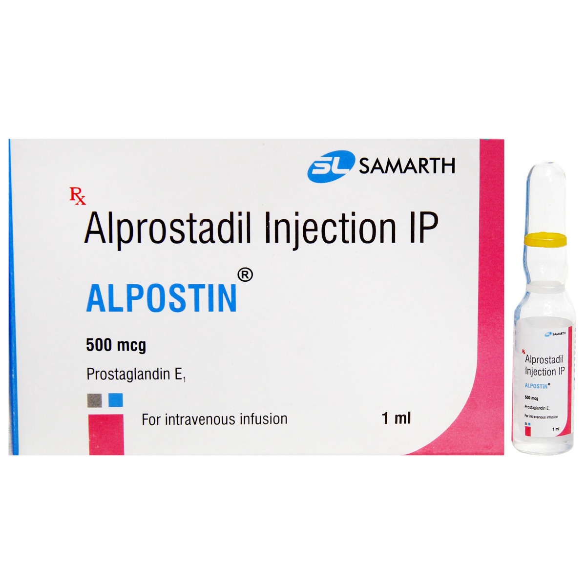 Alpostin 500 mcg Injection 1 ml, Pack of 1 Injection Alpostin 500 mcg Injection 1 ml, Pack of 1 Injection
