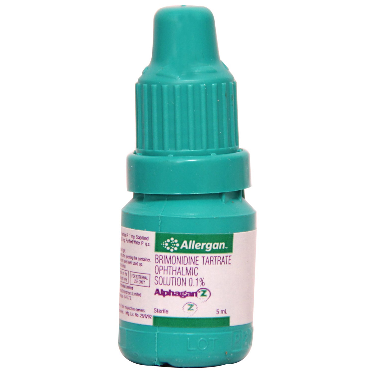 Alphagan Z Opthalmic Solution 5 ml, Pack of 1 DROPS Alphagan Z Opthalmic Solution 5 ml, Pack of 1 DROPS