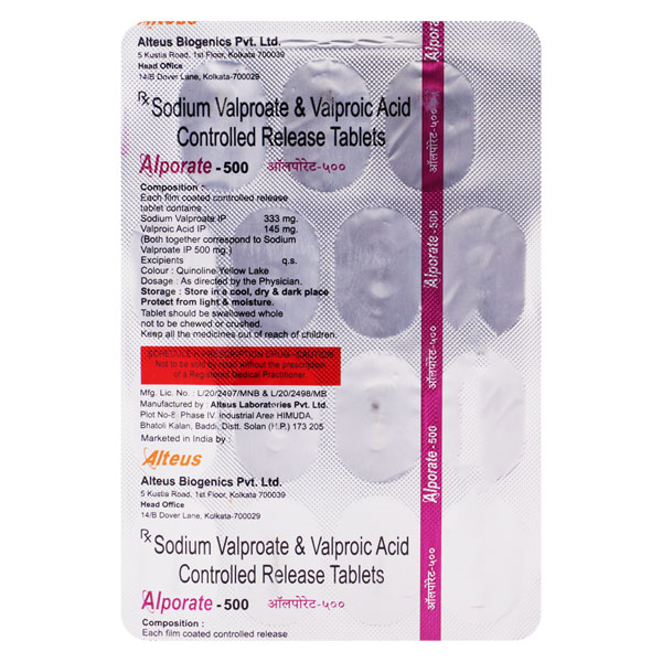 Alporate 500 mg Tablet 15's, Pack of 15 TabletS Alporate 500 mg Tablet 15's, Pack of 15 TabletS
