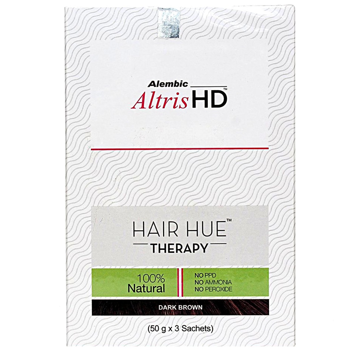 Alembic Altris HD, Hair Hue Therapy Dark Brown, 150 gm (3 sachets x 50 gm), Pack of 1 Alembic Altris HD, Hair Hue Therapy Dark Brown, 150 gm (3 sachets x 50 gm), Pack of 1
