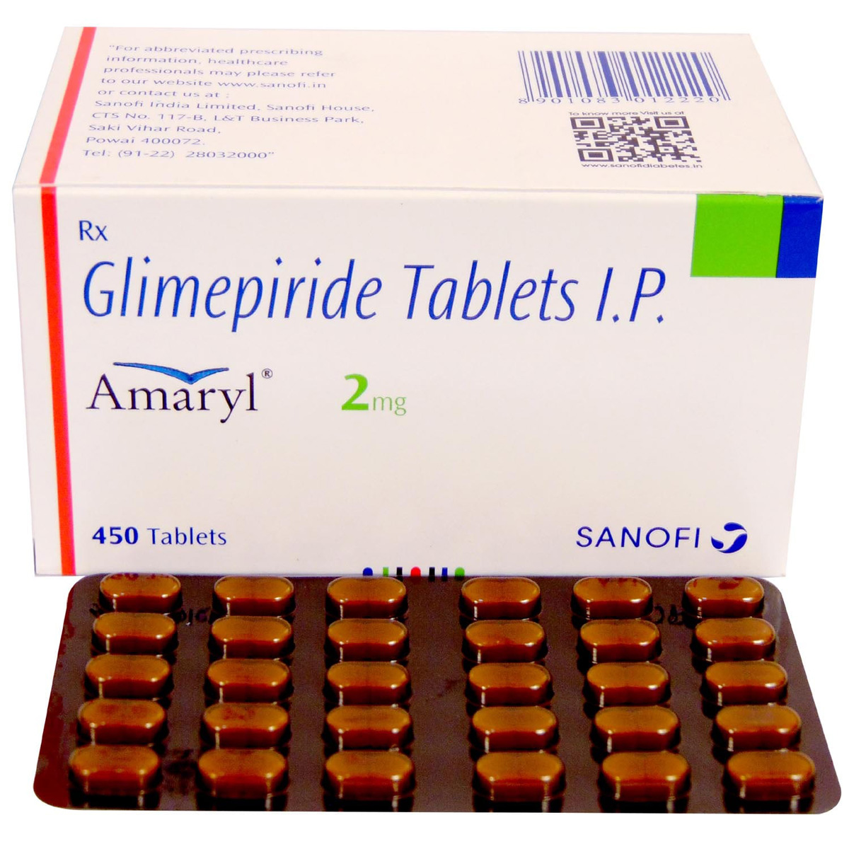 Buy Amaryl 2 mg Tablet 30's Online