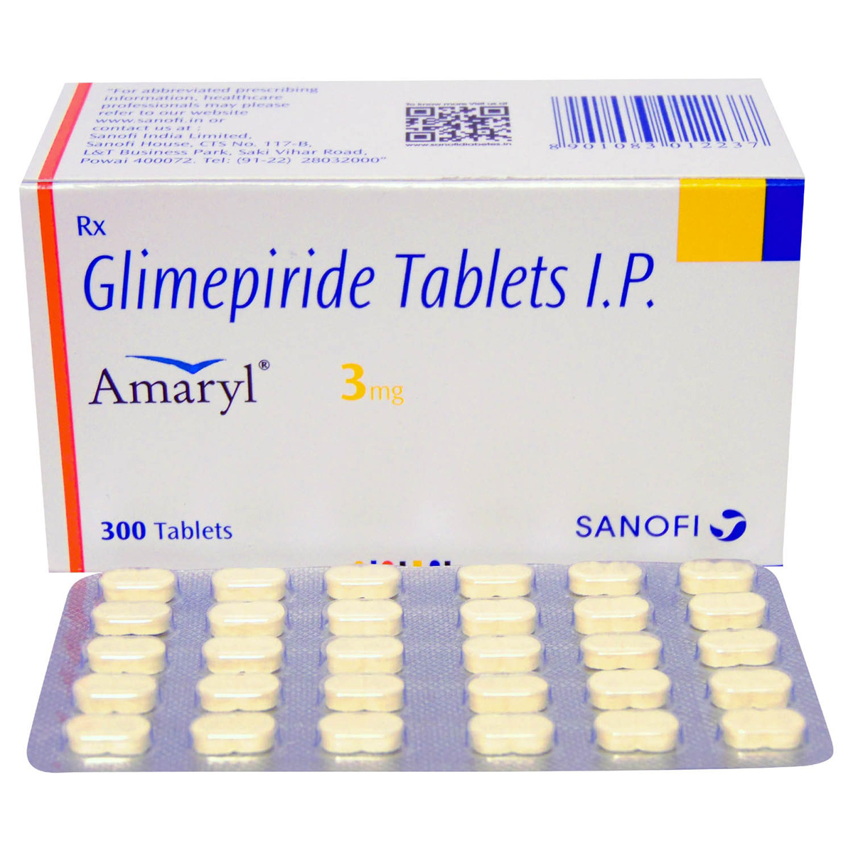 Buy Amaryl 3 Tablet 30's Online