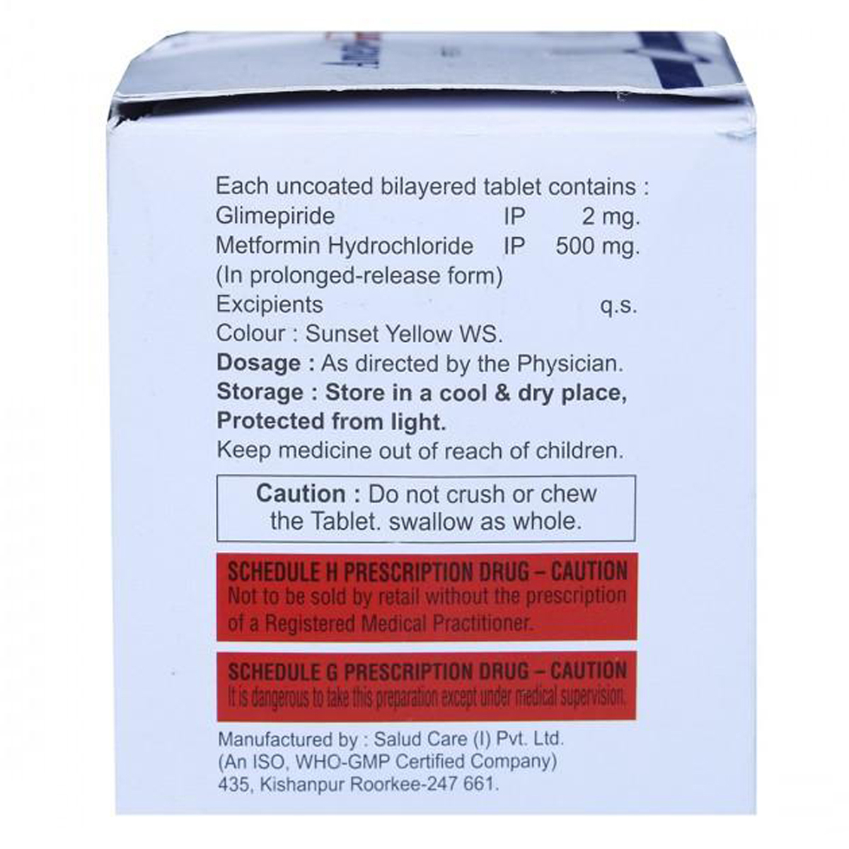 Ameto G2 Tablet 15's, Pack of 15 TABLETS Ameto G2 Tablet 15's, Pack of 15 TABLETS