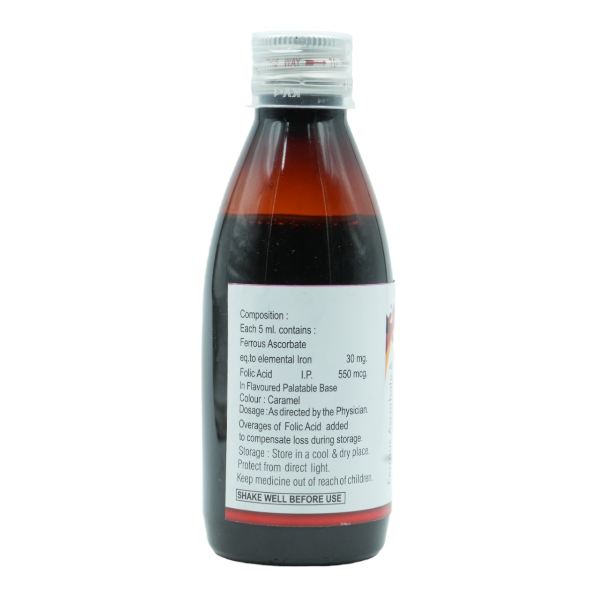 Amefer-XT 30/550 Chocolate Suspension 150 ml, Pack of 1 Suspension Amefer-XT 30/550 Chocolate Suspension 150 ml, Pack of 1 Suspension