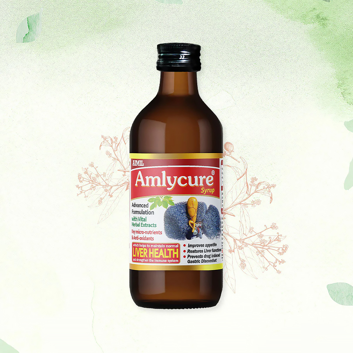 Aimil Amlycure Syrup, 200 ml, Pack of 1 Aimil Amlycure Syrup, 200 ml, Pack of 1