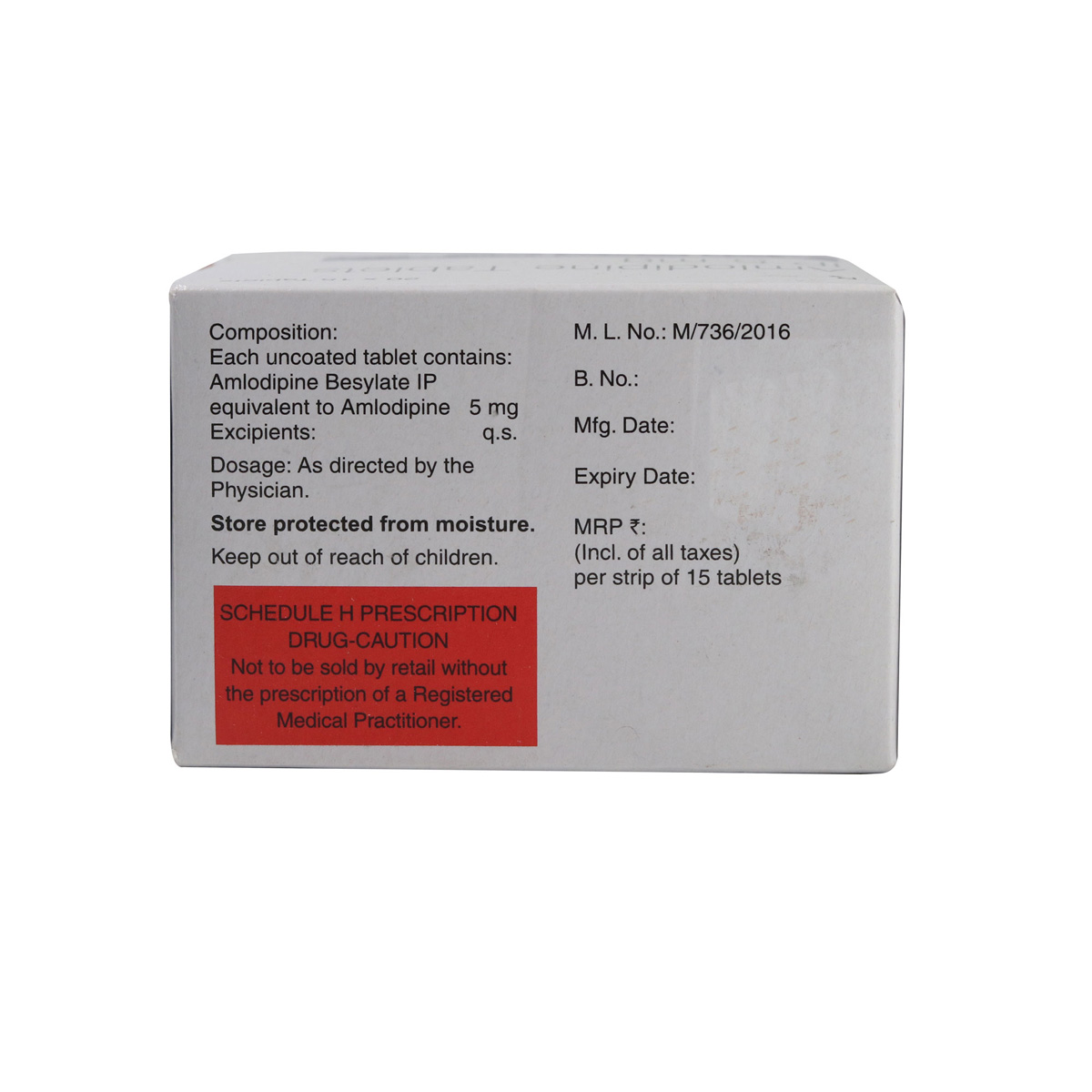 Amlosafe 5 Tablet 15's, Pack of 15 TABLETS Amlosafe 5 Tablet 15's, Pack of 15 TABLETS
