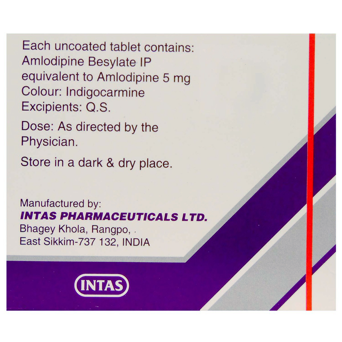 Amtas-5 Tablet 30's, Pack of 30 TABLETS Amtas-5 Tablet 30's, Pack of 30 TABLETS
