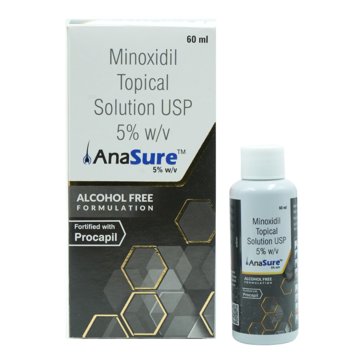 Anasure 5% Topical Solution 60 ml, Pack of 1 SOLUTION Anasure 5% Topical Solution 60 ml, Pack of 1 SOLUTION