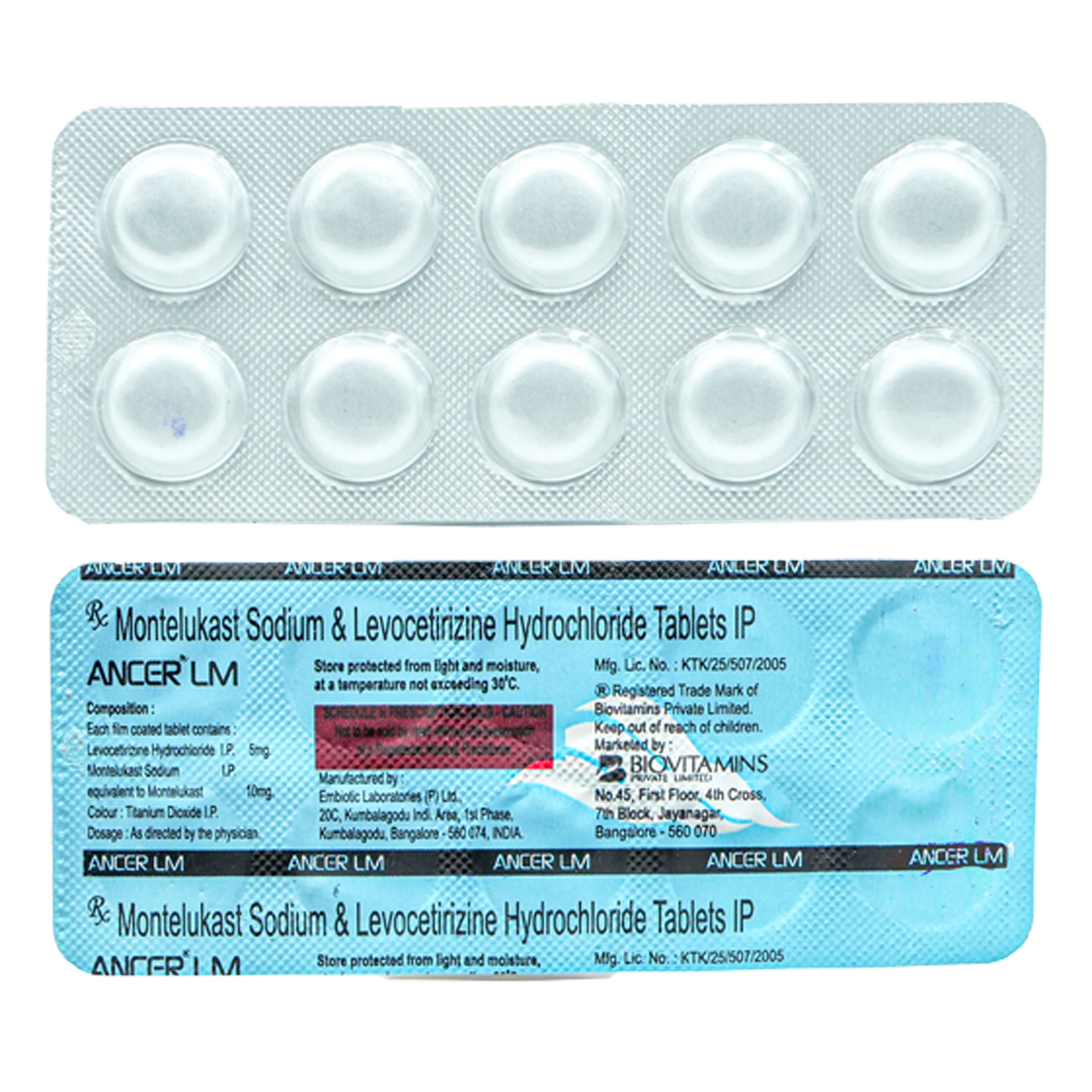 Ancer LM Tablet 10's, Pack of 10 TabletS Ancer LM Tablet 10's, Pack of 10 TabletS