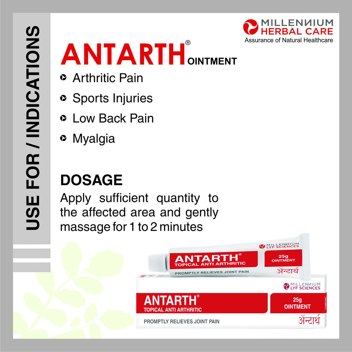 Antarth Topical Anti Arthritic Ointment, 25 gm Antarth Topical Anti Arthritic Ointment, 25 gm
