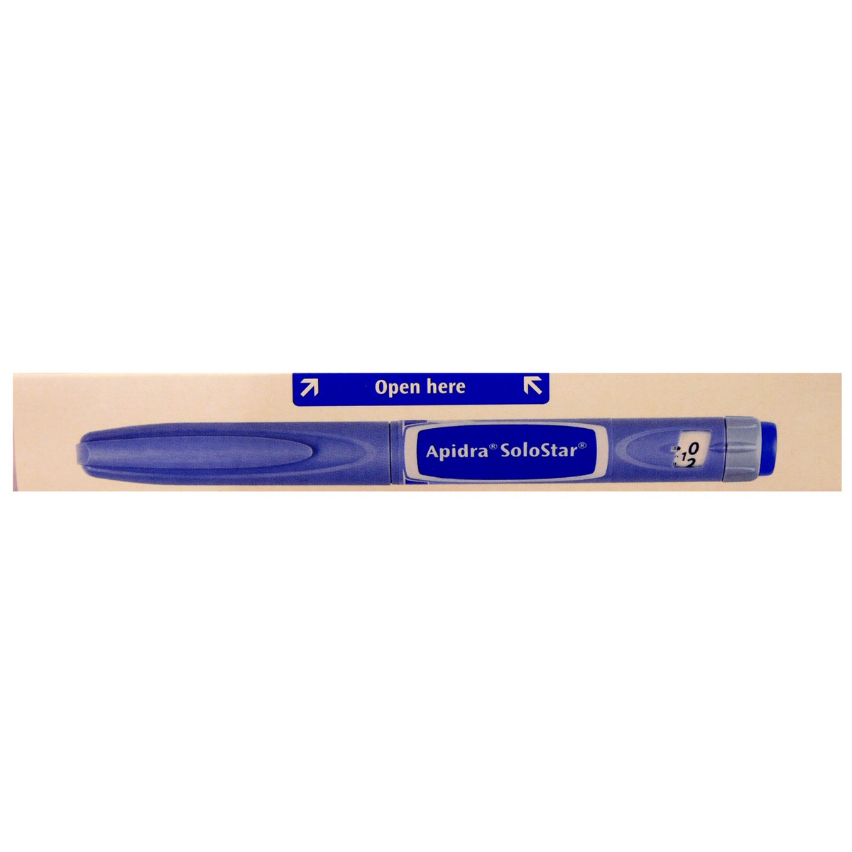 Apidra Solostar 100IU/ml Injection 3 ml, Pack of 1 INJECTION Apidra Solostar 100IU/ml Injection 3 ml, Pack of 1 INJECTION