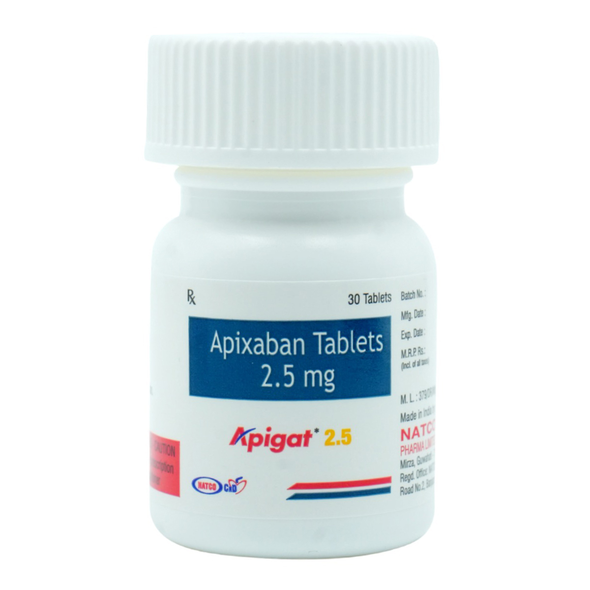 Apigat 2.5 Tablet 30's, Pack of 1 TABLET Apigat 2.5 Tablet 30's, Pack of 1 TABLET