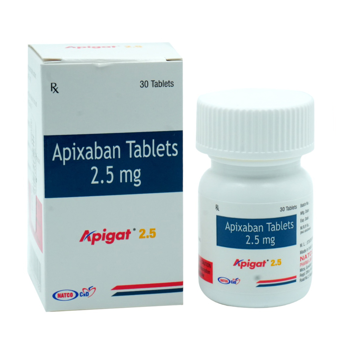 Apigat 2.5 Tablet 30's, Pack of 1 TABLET Apigat 2.5 Tablet 30's, Pack of 1 TABLET
