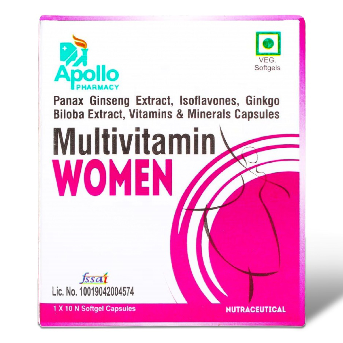 Apollo Pharmacy Multivitamin for Women, 10 Capsules, Pack of 10 Apollo Pharmacy Multivitamin for Women, 10 Capsules, Pack of 10