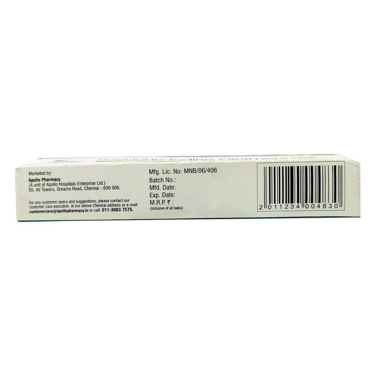 Apollo Pharmacy Povidone-Iodine Ointment USP, 20 gm, Pack of 1 Apollo Pharmacy Povidone-Iodine Ointment USP, 20 gm, Pack of 1