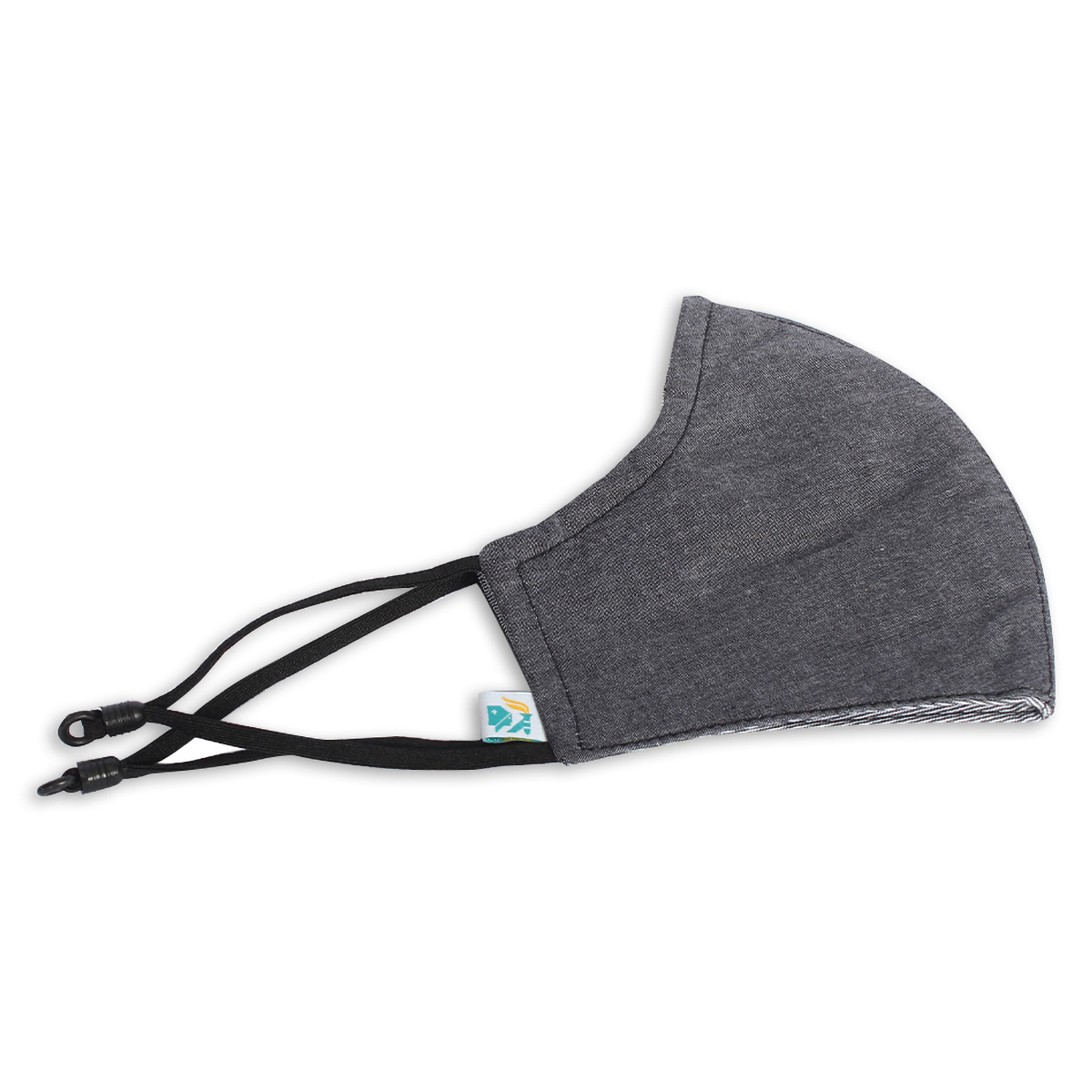 Apollo Life Reusable 4ply Grey Face Mask, 2 Count, Pack of 1 Apollo Life Reusable 4ply Grey Face Mask, 2 Count, Pack of 1