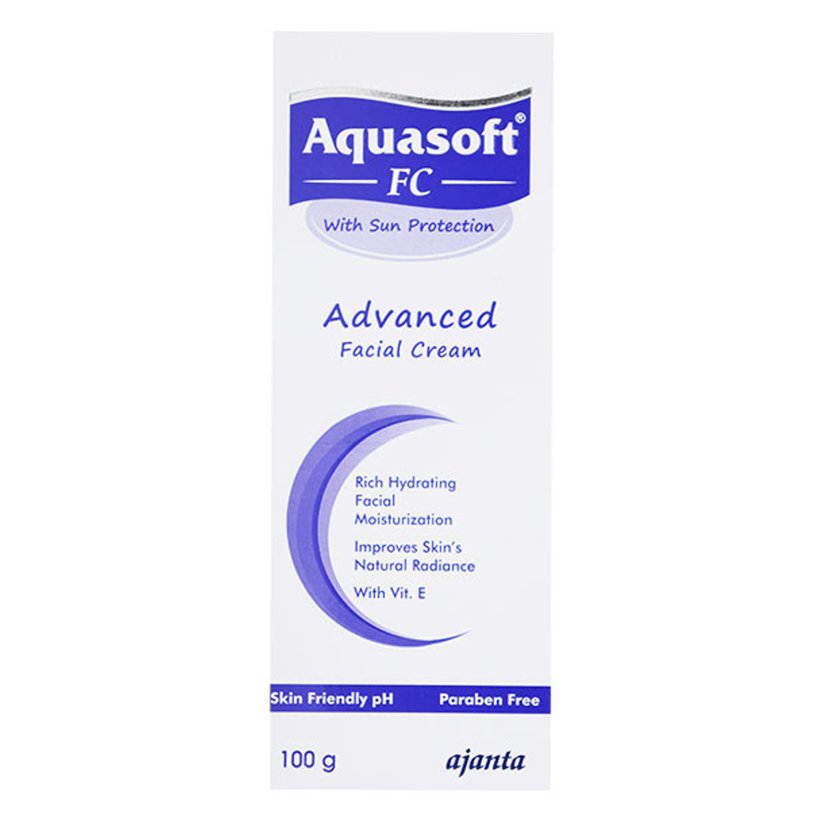 Aquasoft FC Advanced Facial Cream 60 gm | With Vit E | Provides Hydration &amp; Moisturisation, Pack of 1