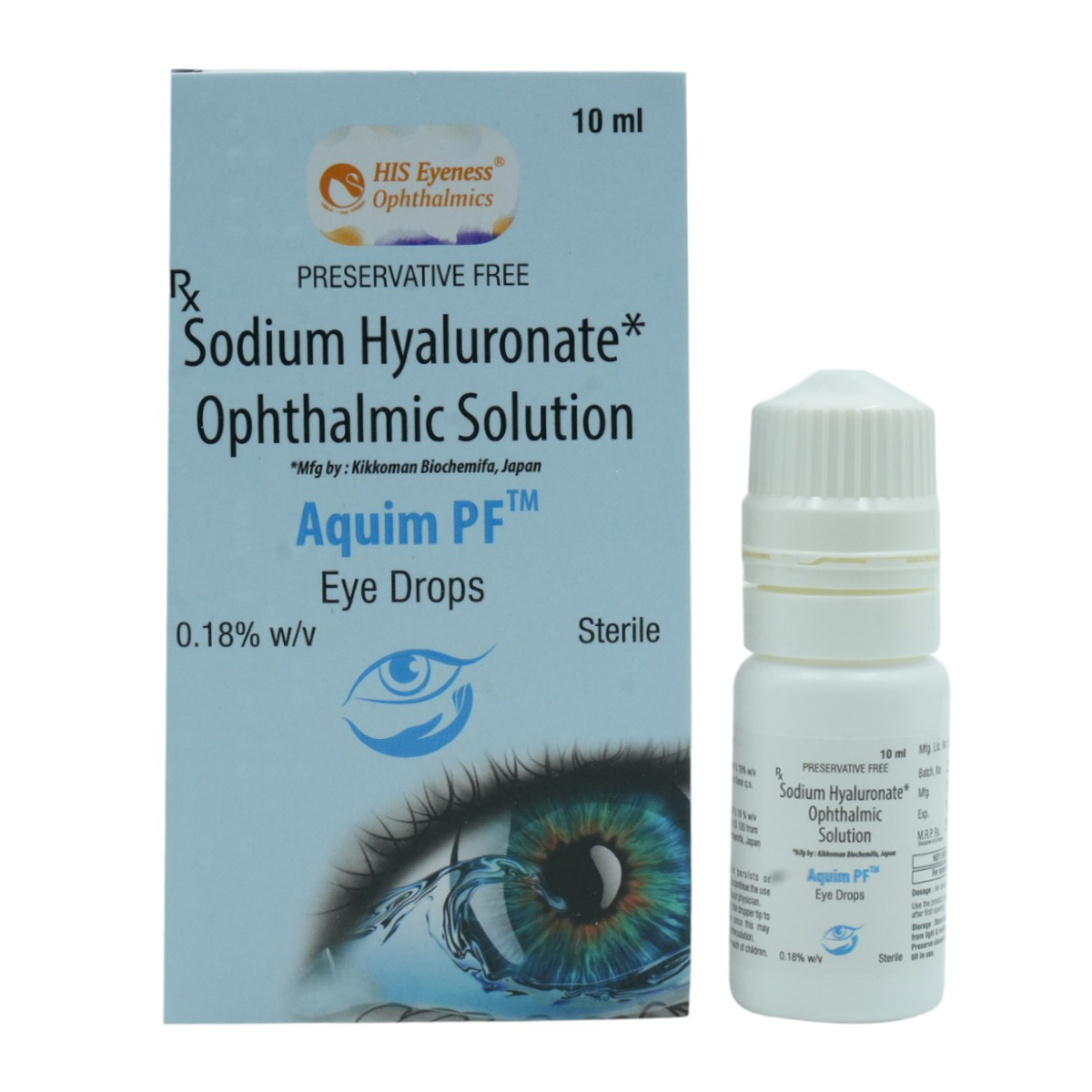 Aquim Pf 0.18% W/V Eye Drops 10 ml, Pack of 1 Eye Drops Aquim Pf 0.18% W/V Eye Drops 10 ml, Pack of 1 Eye Drops