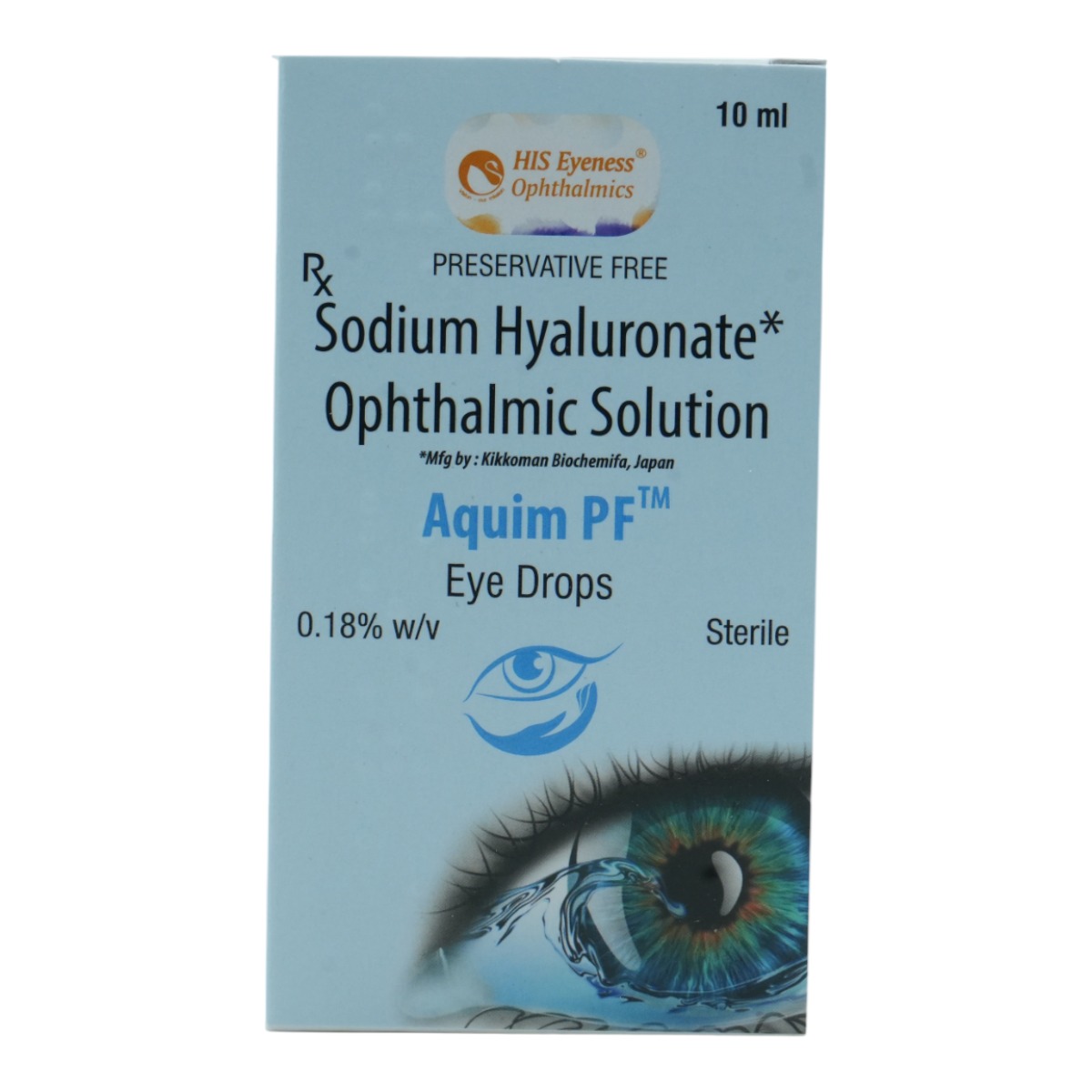 Aquim Pf 0.18% W/V Eye Drops 10 ml, Pack of 1 Eye Drops Aquim Pf 0.18% W/V Eye Drops 10 ml, Pack of 1 Eye Drops
