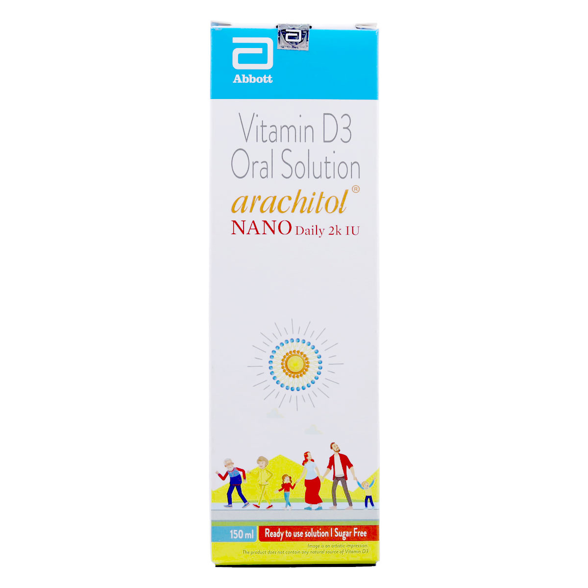 Arachitol Nano Daily 2K IU SF Solution 150 ml, Pack of 1 Arachitol Nano Daily 2K IU SF Solution 150 ml, Pack of 1