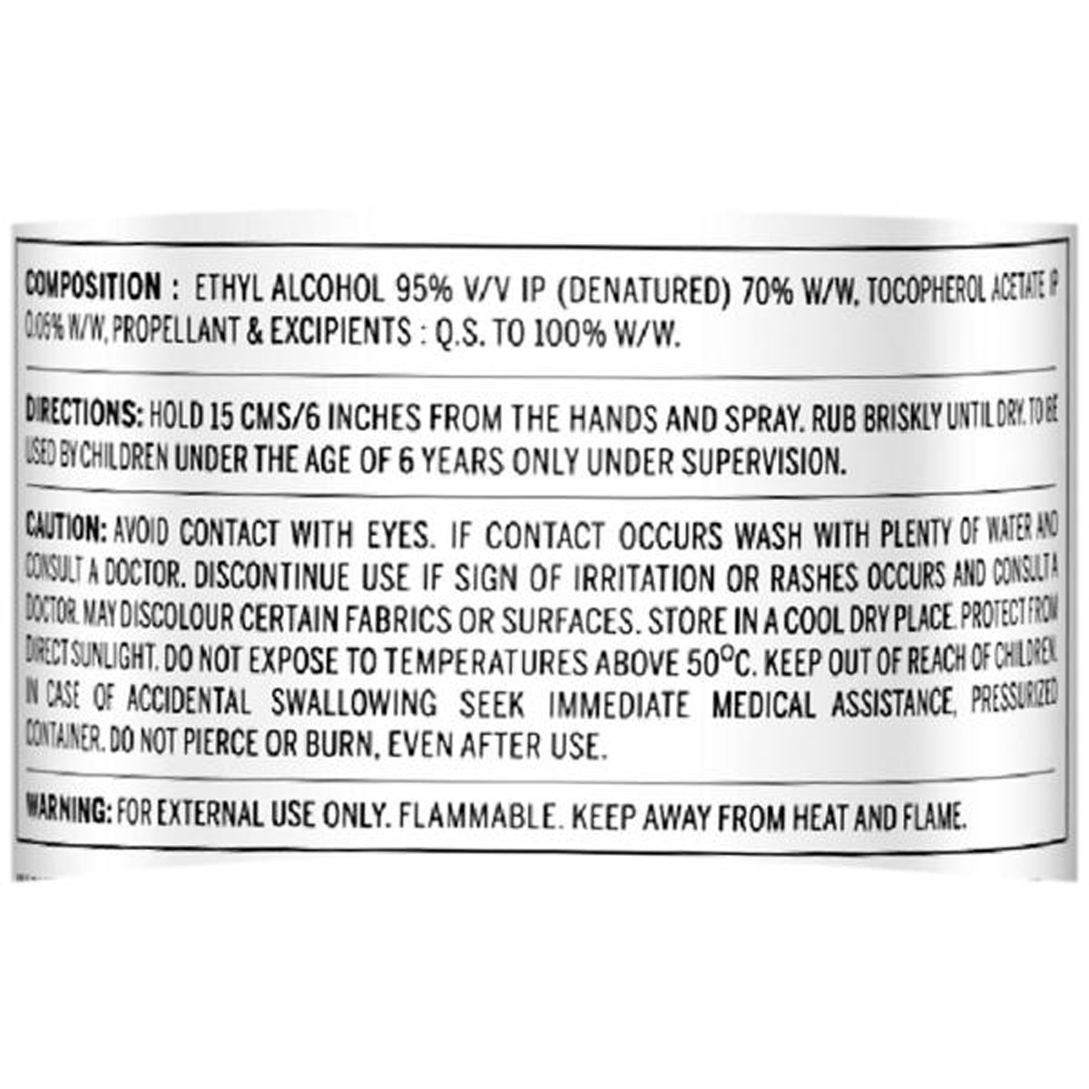 Arias Instant Advanced Sanitizer Spray 200 ml | With Moisturisers & Vitamin E | Kills 99.9% Germs | Safe For Skin & All Surfaces, Pack of 1 Arias Instant Advanced Sanitizer Spray 200 ml | With Moisturisers & Vitamin E | Kills 99.9% Germs | Safe For Skin & All Surfaces, Pack of 1