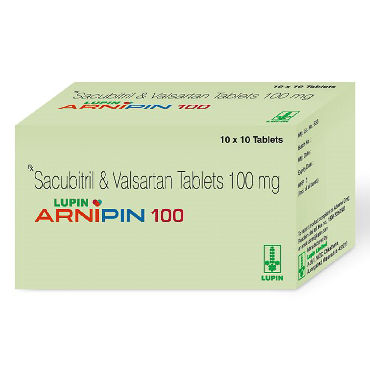 Arnipin 100 Tablet 10's, Pack of 10 Arnipin 100 Tablet 10's, Pack of 10